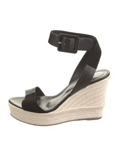Pre-owned Sergio Rossi Leather Espadrilles