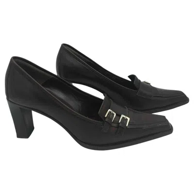 Pre-owned Sergio Rossi Leather Heels In Brown