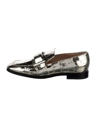 Pre-owned Sergio Rossi Leather Loafers In Multi