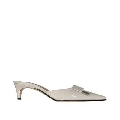 Sergio Rossi Leather Mules