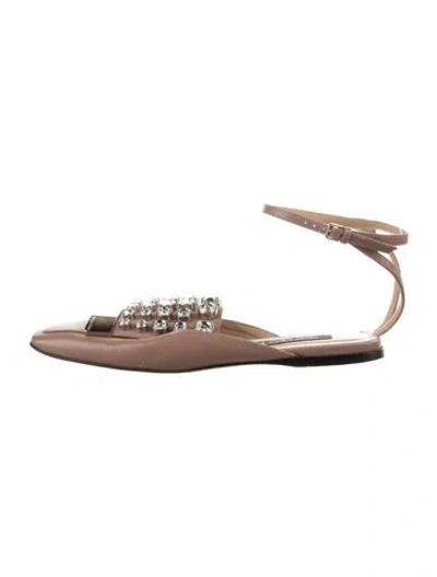 Pre-owned Sergio Rossi Leather Mules In Neutral