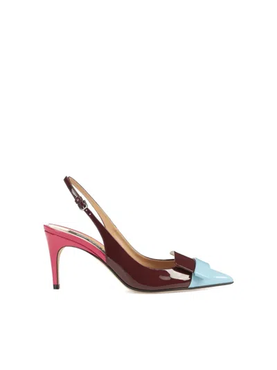 Sergio Rossi Leather Pumps In Red