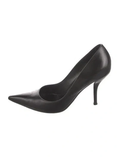 Pre-owned Sergio Rossi Leather Pumps In Black