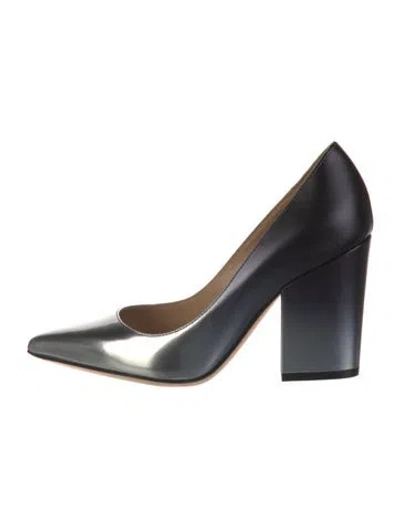 Pre-owned Sergio Rossi Leather Pumps In Black