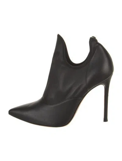 Pre-owned Sergio Rossi Leather Pumps In Black