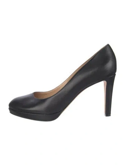 Pre-owned Sergio Rossi Leather Pumps In Black
