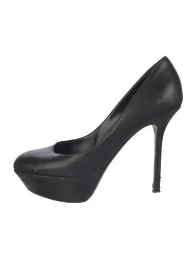 Pre-owned Sergio Rossi Leather Pumps In Black