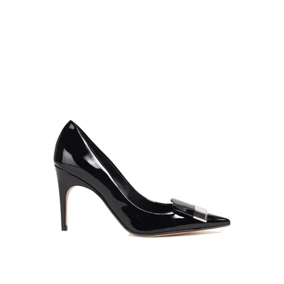SERGIO ROSSI LEATHER PUMPS