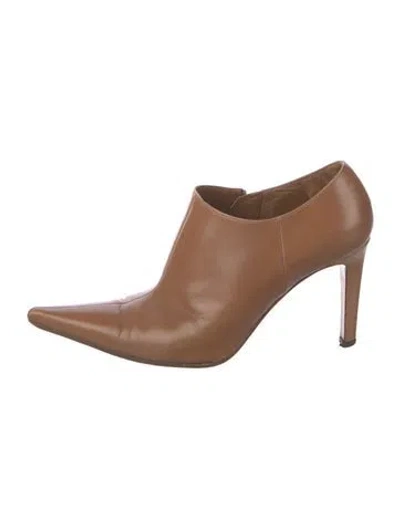Pre-owned Sergio Rossi Leather Pumps In Brown