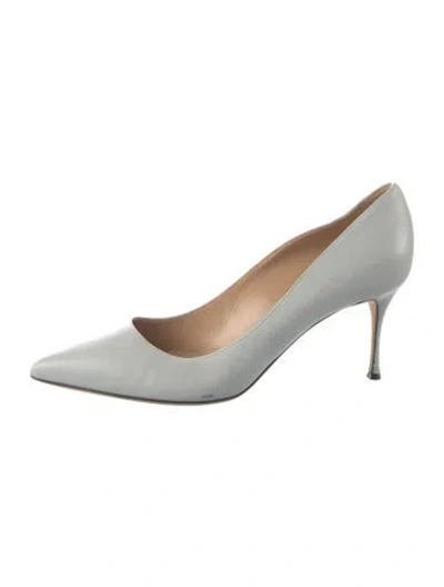 Pre-owned Sergio Rossi Leather Pumps In White