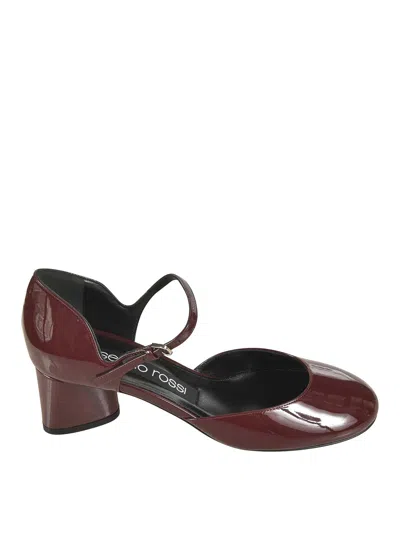SERGIO ROSSI LEATHER SANDALS