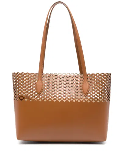 Sergio Rossi Leather Tote Bag