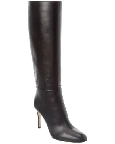 Sergio Rossi Madame Leather Knee-high Boot In Black