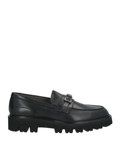Sergio Rossi Man Loafers Black Size 13 Calfskin