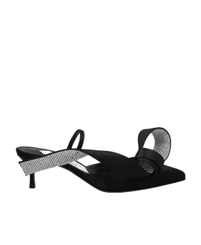 Sergio Rossi Marquise Bow Embellished Pumps In Black