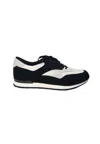 Sergio Rossi Men's Shoes  Suede-multicolored Sneakers. In Black
