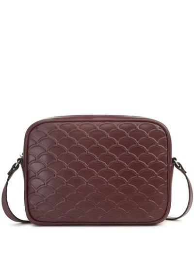 Sergio Rossi Mermaid 3d Shoulder Bag In Red