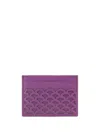 Sergio Rossi Mermaid Cardholder In Purple