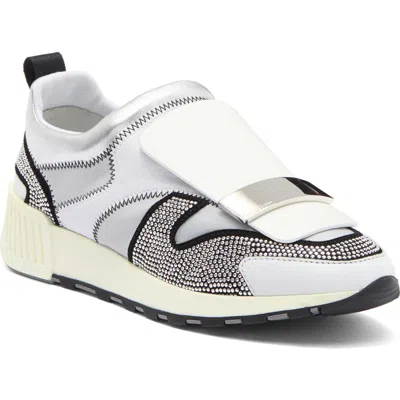 Sergio Rossi Multicolor Slip-on Sneaker In White