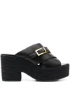 Sergio Rossi Nora Mules Mit Blockabsatz 90mm In Black