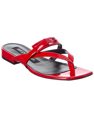 Sergio Rossi Nora Patent Sandal In Multi