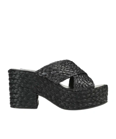 Sergio Rossi Open-toed High-heeled Sandals In Black