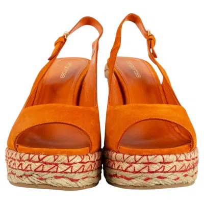 Pre-owned Sergio Rossi Orange Pumps