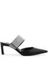 Sergio Rossi Paris Stiletto Heel Mules In Black