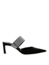 Sergio Rossi Paris Stiletto Heel Mules In Black