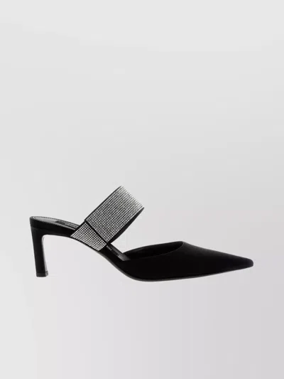 SERGIO ROSSI PARIS STILETTO HEEL MULES