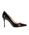 Sergio Rossi Patent Leather High Heels In Black