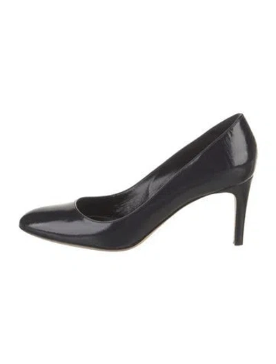 Pre-owned Sergio Rossi Patent Leather Pumps In Black