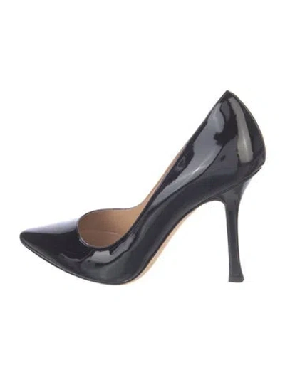 Pre-owned Sergio Rossi Patent Leather Pumps In Blue