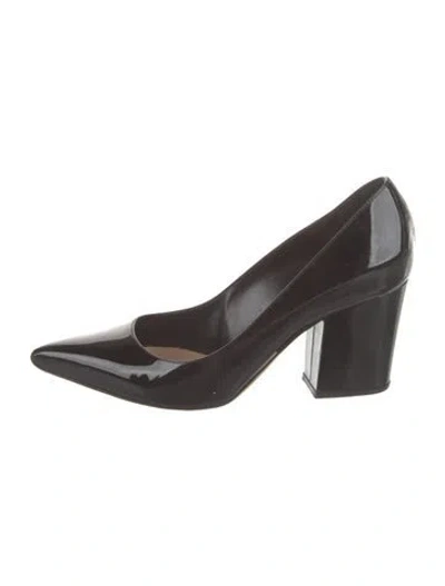 Pre-owned Sergio Rossi Patent Leather Pumps In Brown