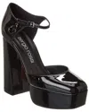 Sergio Rossi Patent Sandal In Black