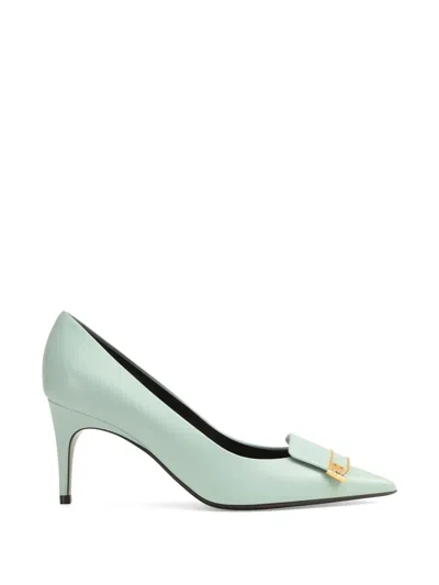 Sergio Rossi Pointed Pumps In Green