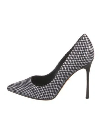 Pre-owned Sergio Rossi Printed Pumps In Black