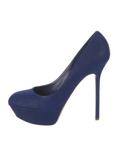 Pre-owned Sergio Rossi Pumps In Blue