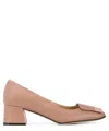 Sergio Rossi Sr1 50mm Leather Pumps In Pink