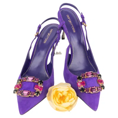 Pre-owned Sergio Rossi Pumps In Purple