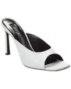 Sergio Rossi Woman Sandals White Size 7.5 Leather In White
