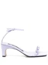 Sergio Rossi Sr1 Crystal-embellished 70mm Sandals In Purple