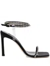 Sergio Rossi Woman Sandals Black Size 7 Textile Fibers In Black