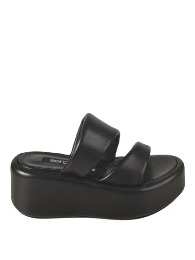 SERGIO ROSSI SANDALS BLACK