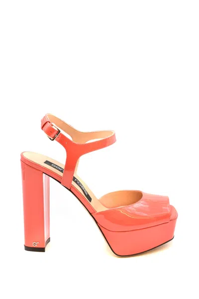 Sergio Rossi Sandals Coral In Orange