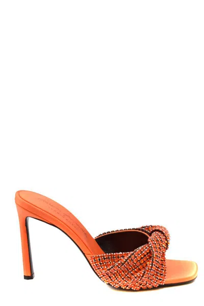 Sergio Rossi Sandals In Orange