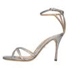 Sergio Rossi Sandals Silver In Argento Metallici E Grigi