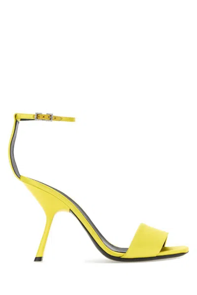 Sergio Rossi Evangelie Open Toe Sandals In Yellow