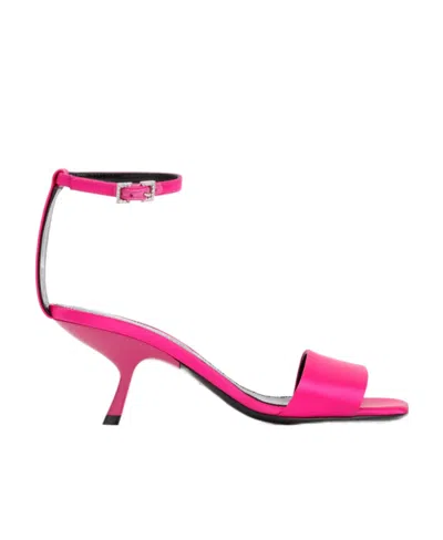SERGIO ROSSI SERGIO ROSSI OPEN TOE ANKLE STRAPPED SANDALS