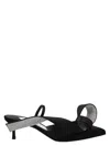 Sergio Rossi Satin Mules With Maximal Bow In Black